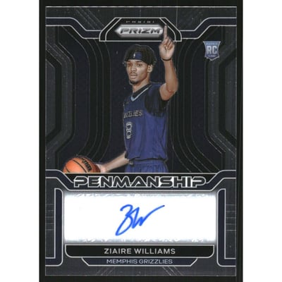 2021-22 Panini Prizm Rookie Penmanship #10 Ziaire Williams