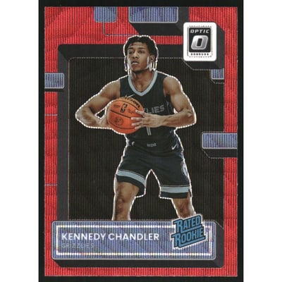 2022-23 Donruss Optic Red Wave #219 Kennedy Chandler RR