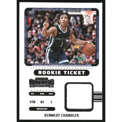 2022-23 Panini Contenders Rookie Ticket Swatches #31 Kennedy Chandler