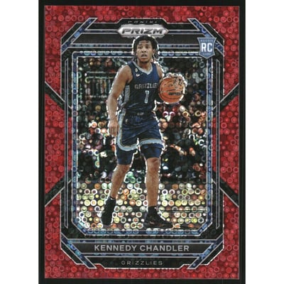 2022-23 Panini Prizm Prizms Fast Break Red #235 Kennedy Chandler