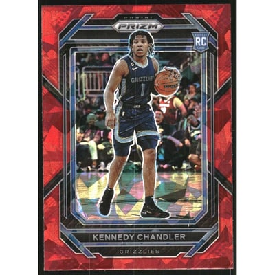 2022-23 Panini Prizm Prizms Red Ice #235 Kennedy Chandler