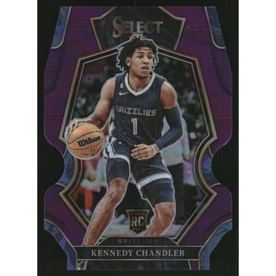 2022-23 Select Prizms Purple Die Cut #173 Kennedy Chandler