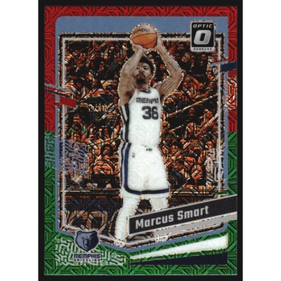 2023-24 Donruss Optic Choice Red and Green #152 Marcus Smart