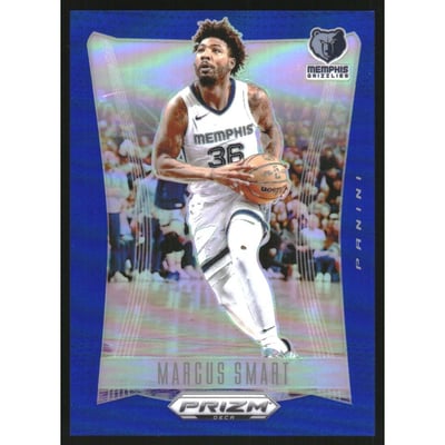 2023-24 Panini Prizm Deca Prizms Blue #82 Marcus Smart