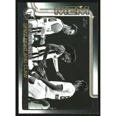 2025-26 Topps Blackout #298 Grit and Grind/Luke Kennard/Ja Morant/Ziaire Williams