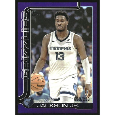 2025-26 Topps Purple Rainbow #184 Jaren Jackson Jr.