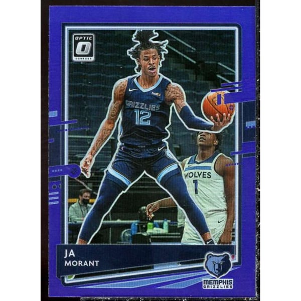 Ja Morant Card 2020-21 Donruss Optic Purple #117