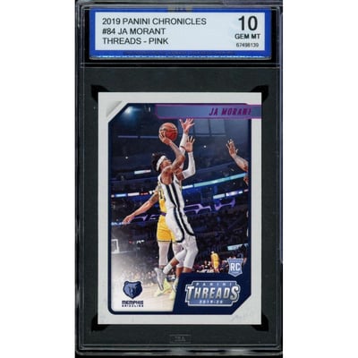 Ja Morant 2020 Panini Chronicles #116 Rookie Card - Tuohy Family, Mint, Ungraded