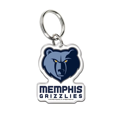 Memphis Grizzlies Acrylic Keyring