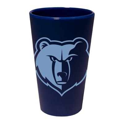 Memphis Grizzlies Colour Silicone Pint Glass - 16oz