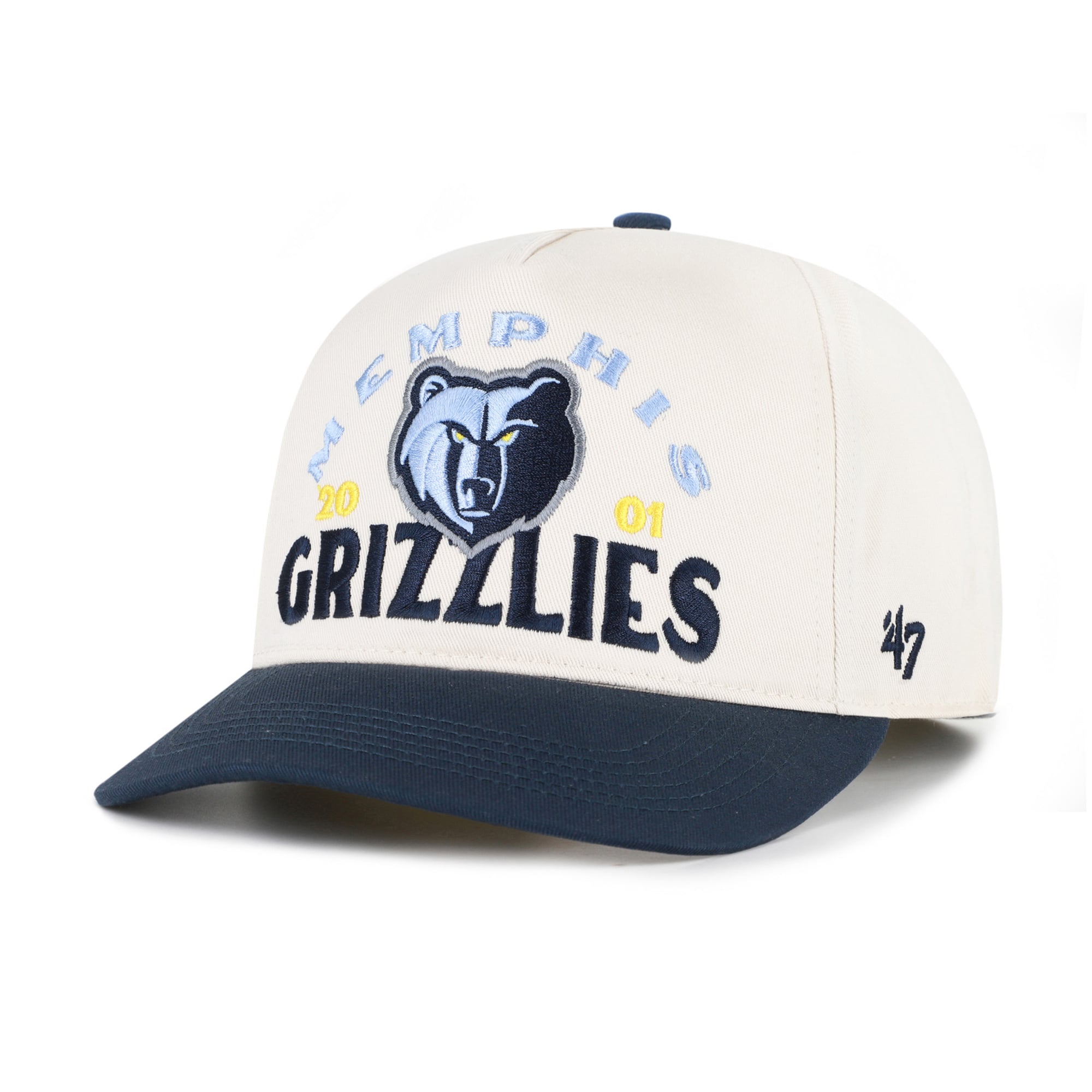 Casquette ajustable Arcitext Hitch '47 Natural Memphis Grizzlies pour homme