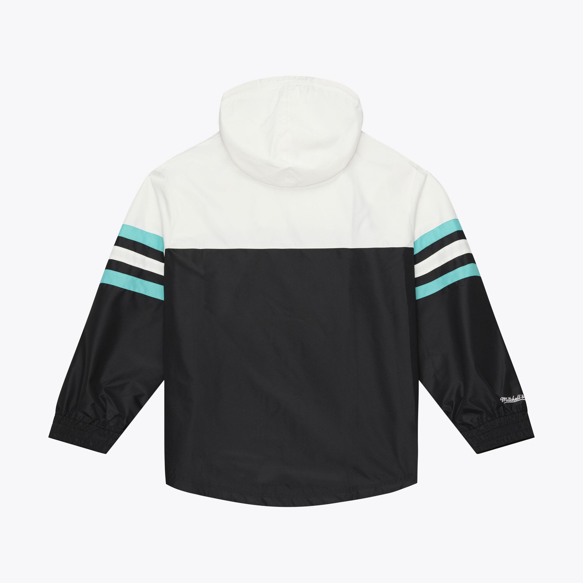 Coupe-vent anorak léger à fermeture éclair quart de tour Mitchell & Ness noir Memphis Grizzlies pour homme
