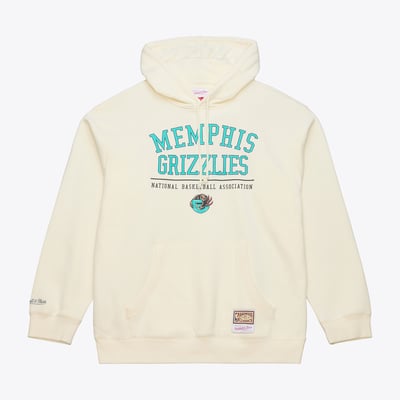 Memphis Grizzlies Mitchell & Ness Walk-Off Fleece Hoodie - Cream