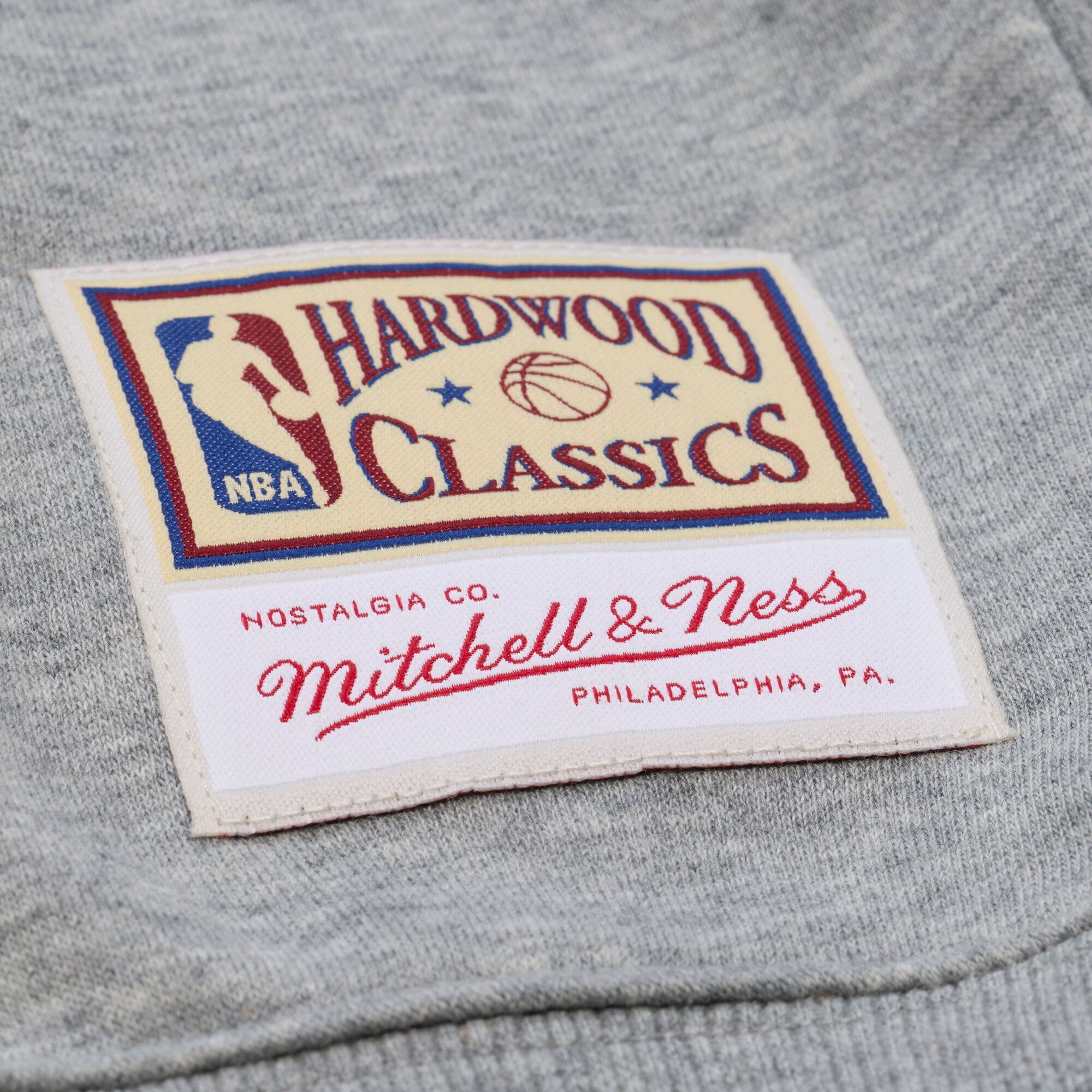 Sweat-shirt polaire Mitchell & Ness pour homme, gris chiné, Memphis Grizzlies.