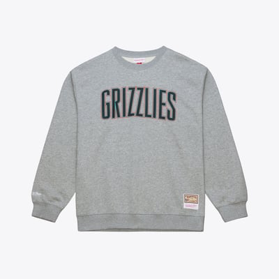 Memphis Grizzlies Mitchell & Ness Walk-Off Fleece Sweatshirt - Heather Gray