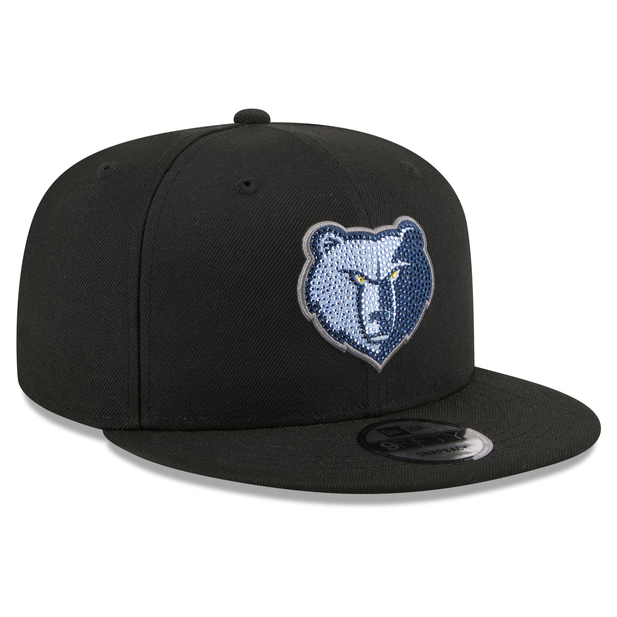 Men's New Era Black Memphis Grizzlies 2026 NBA Draft Crystal 9FIFTY Snapback Hat