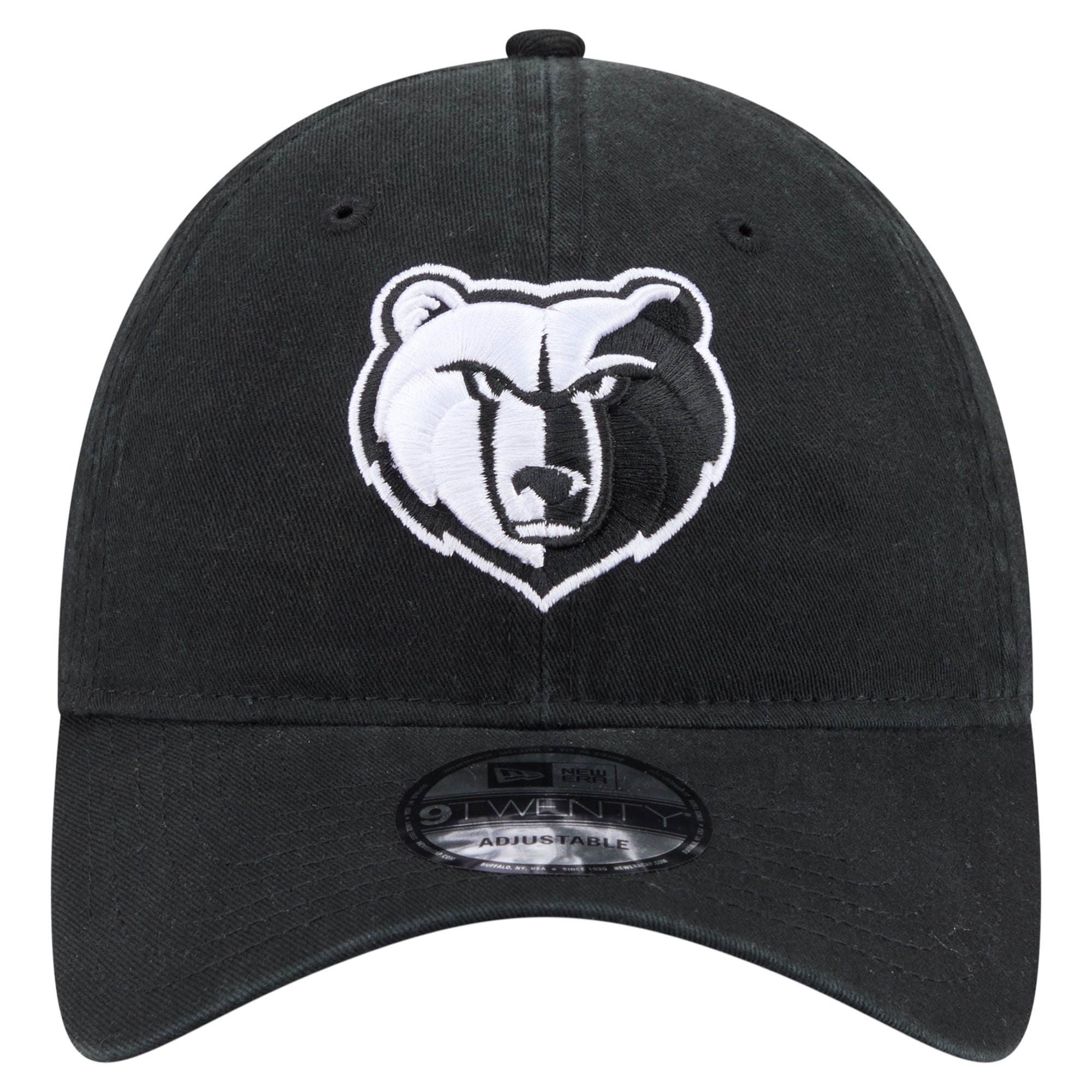 Men's New Era Black Memphis Grizzlies 9TWENTY Adjustable Hat