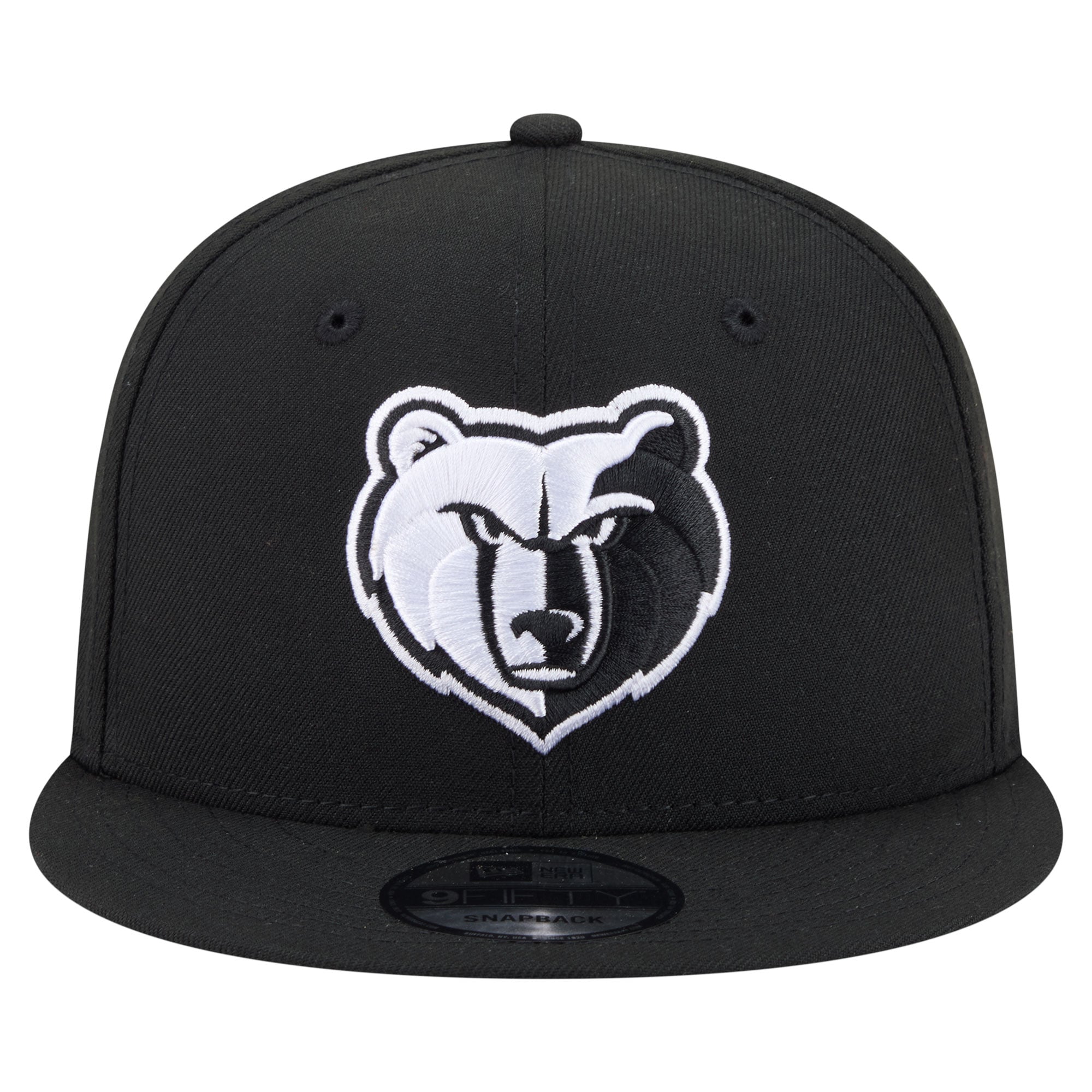 Men's New Era Black Memphis Grizzlies Team 9FIFTY Snapback Hat