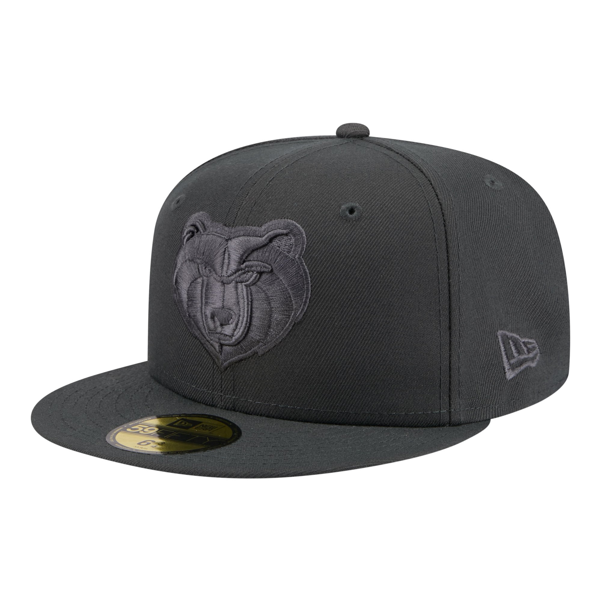 Men's New Era Charcoal Memphis Grizzlies Tonal Color Pack 59FIFTY Fitted Hat