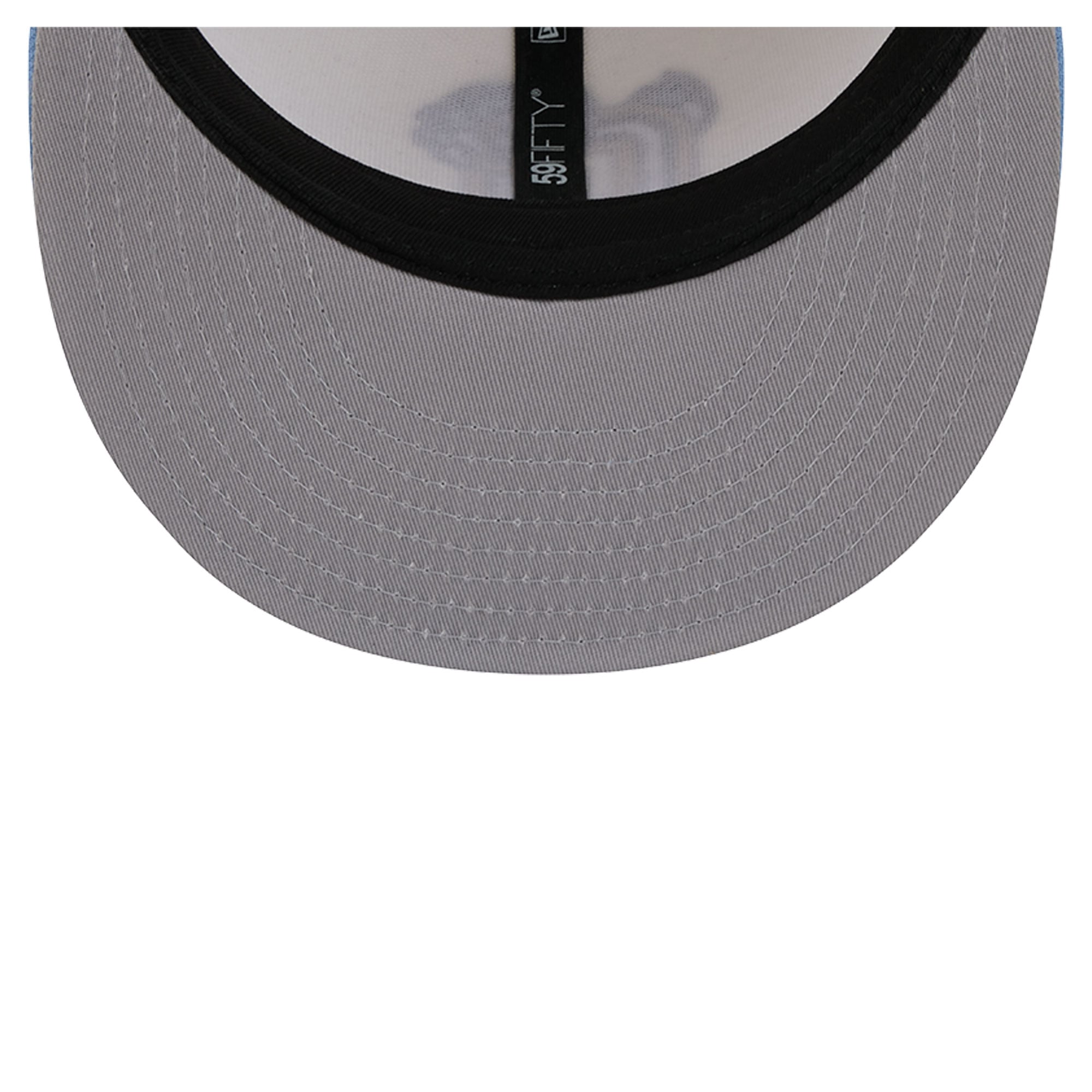 Casquette ajustée New Era Deceptor 59FIFTY pour homme, couleur crème/bleu clair, Memphis Grizzlies