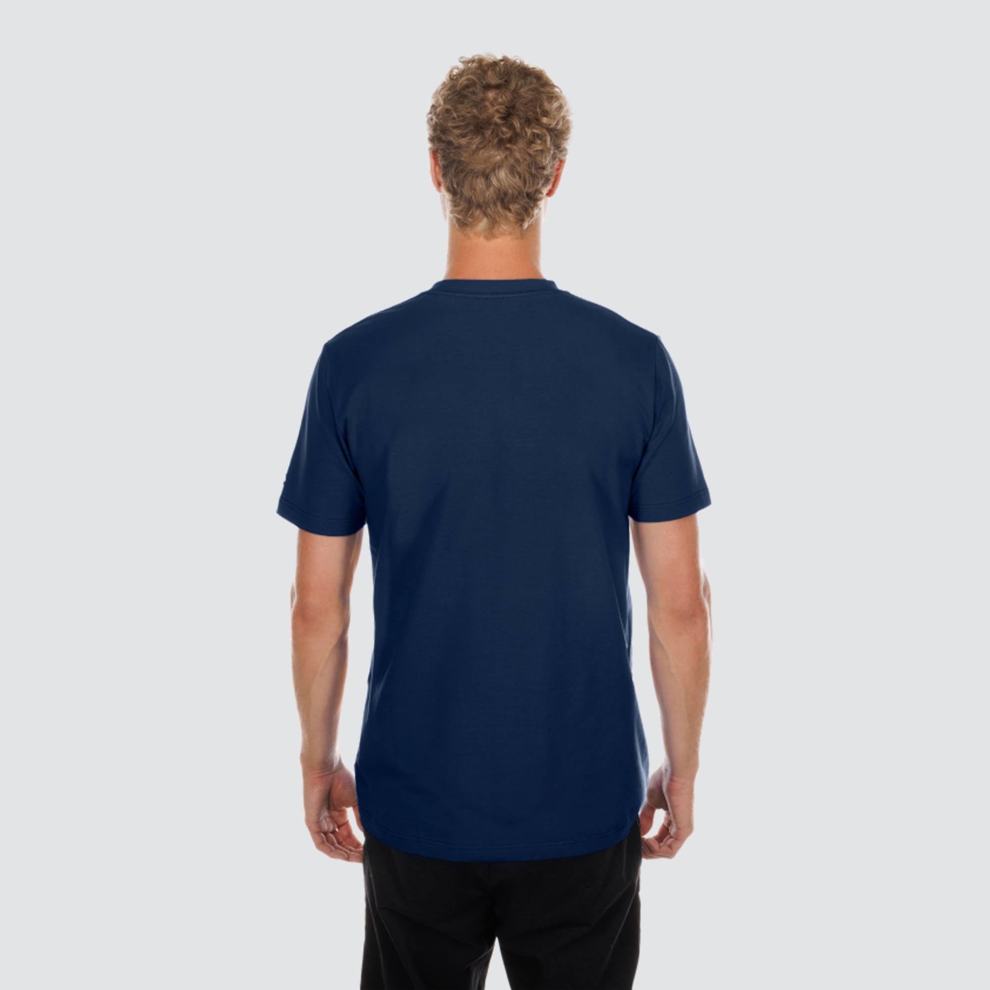 T-shirt floqué New Era bleu marine Memphis Grizzlies avec écusson Laurel Crest pour homme