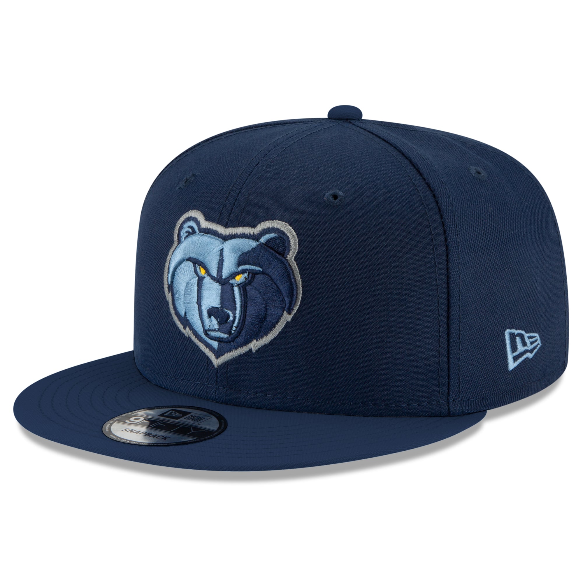 Men's Memphis Grizzlies New Era Navy Official Team Color 9FIFTY Snapback Hat
