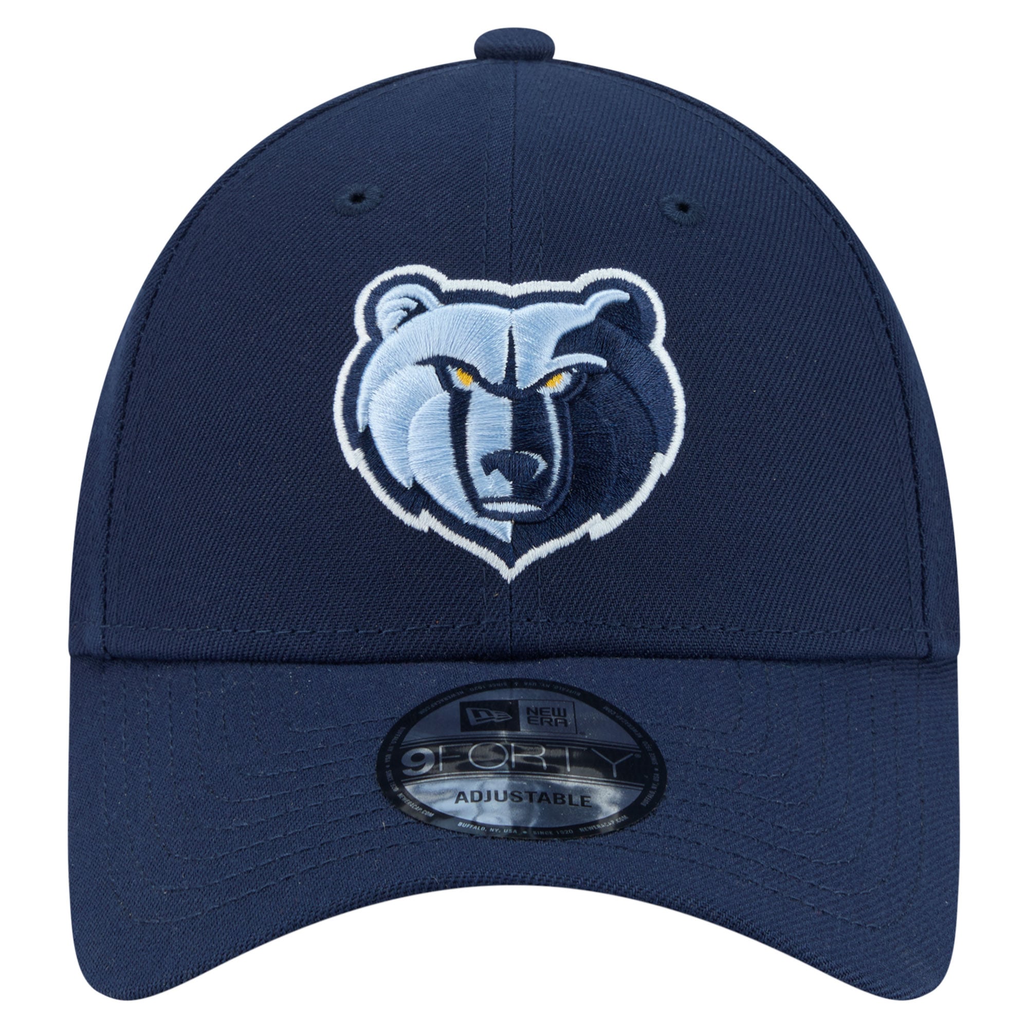 Men's New Era Navy Memphis Grizzlies Team 9FORTY Adjustable Hat