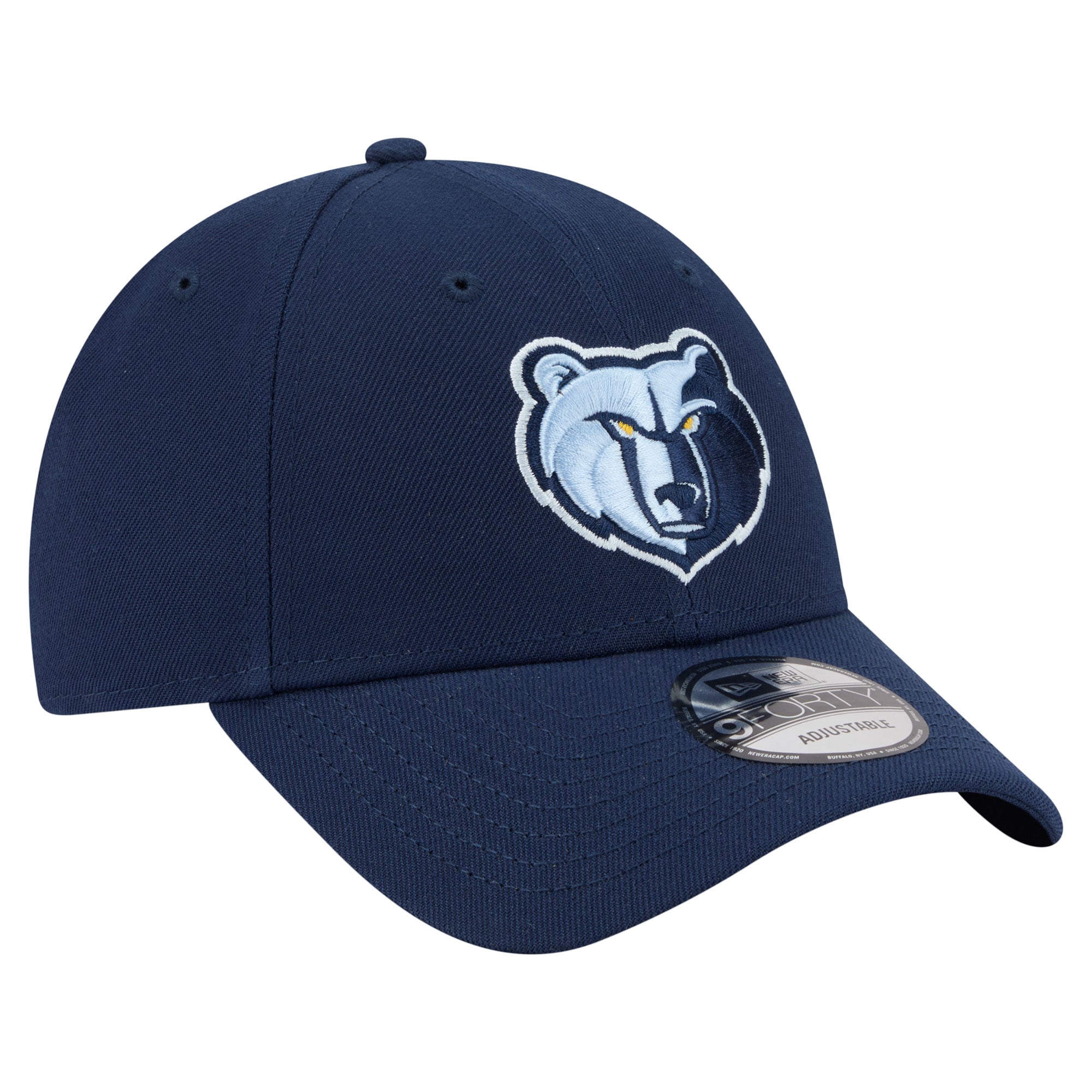 Men's New Era Navy Memphis Grizzlies Team 9FORTY Adjustable Hat
