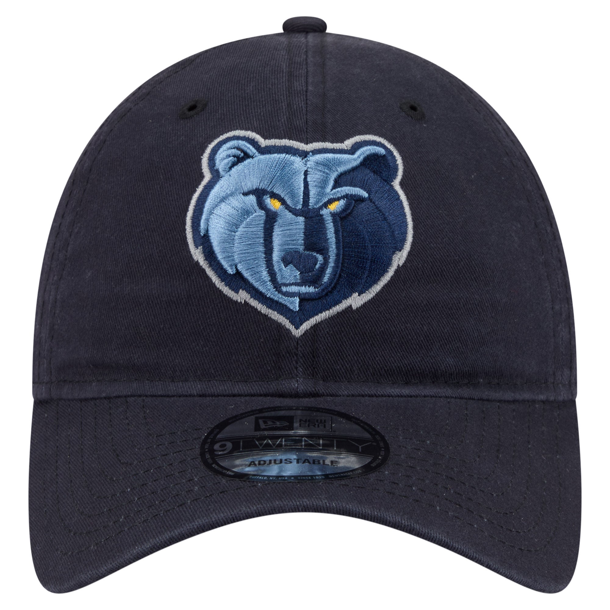 Men's New Era  Navy Memphis Grizzlies Team 9TWENTY Adjustable Hat