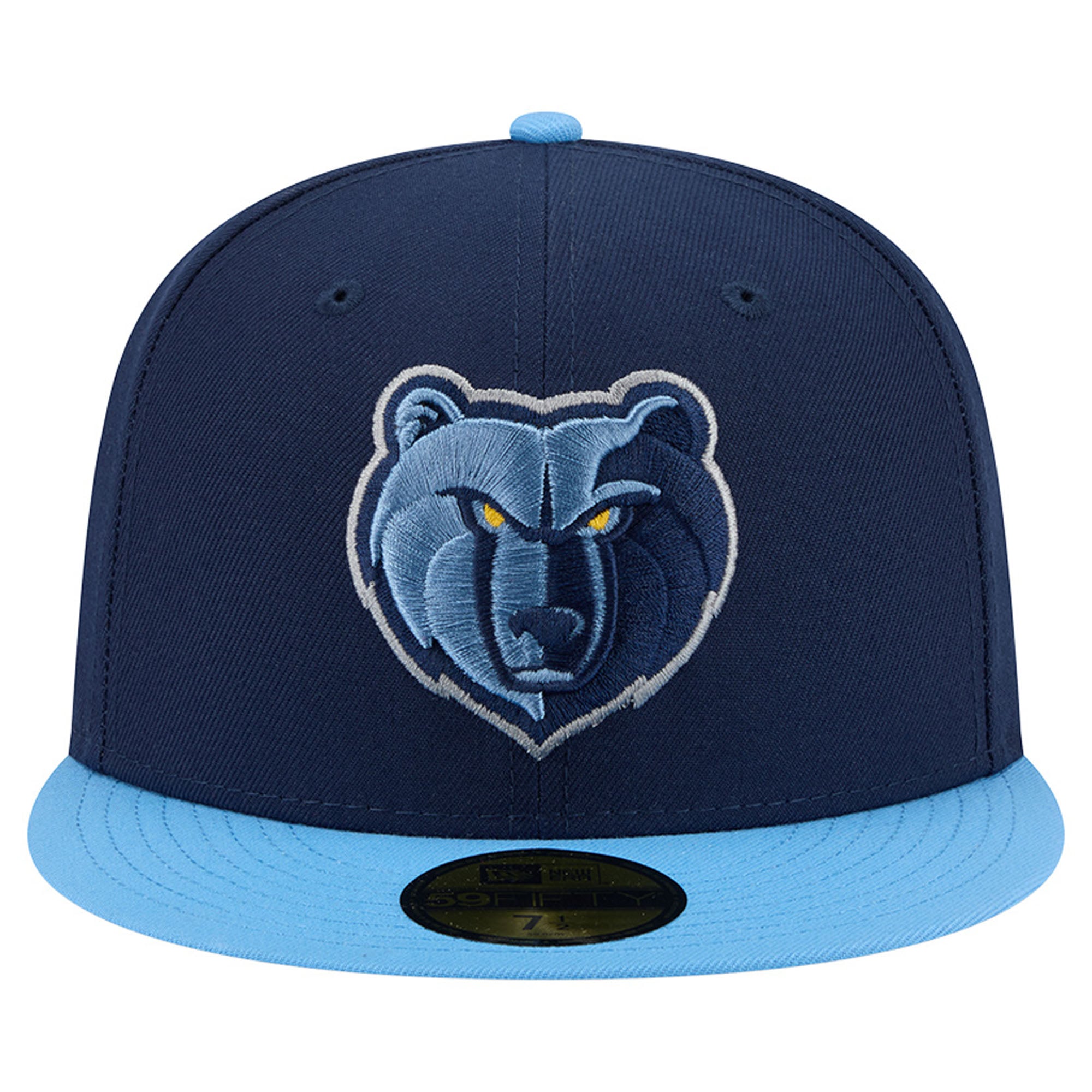 Men's New Era Navy Memphis Grizzlies Two-Tone 59FIFTY Fitted Hat