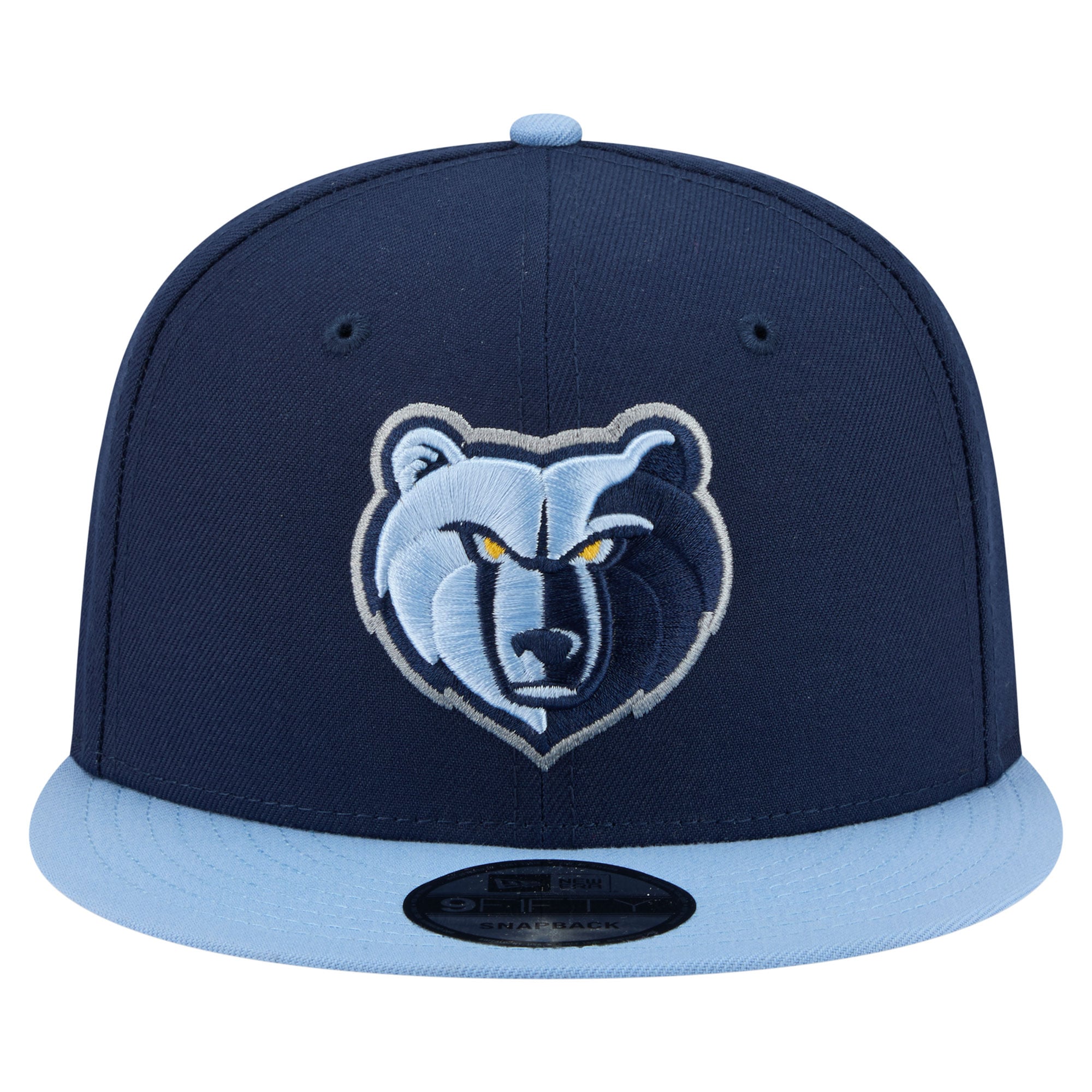 Men's New Era Navy Memphis Grizzlies Two-Tone 9FIFTY Snapback Hat