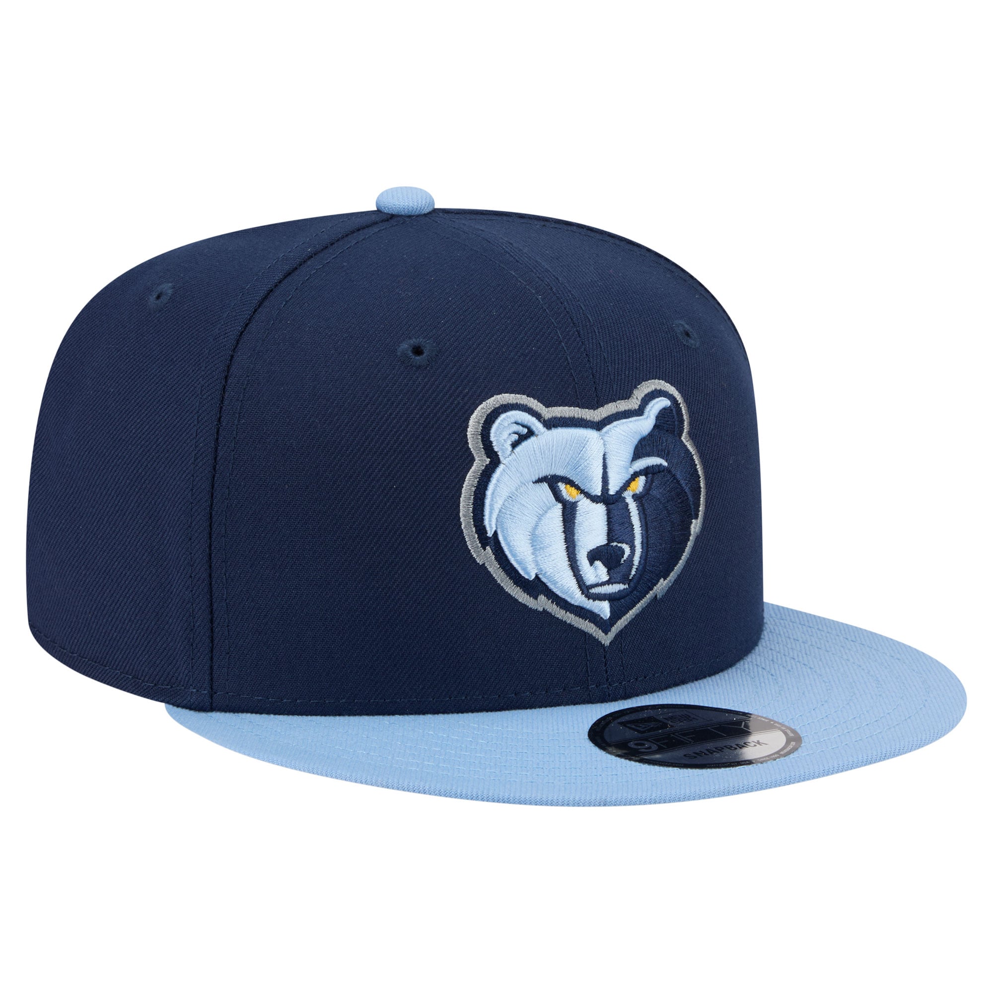 Men's New Era Navy Memphis Grizzlies Two-Tone 9FIFTY Snapback Hat