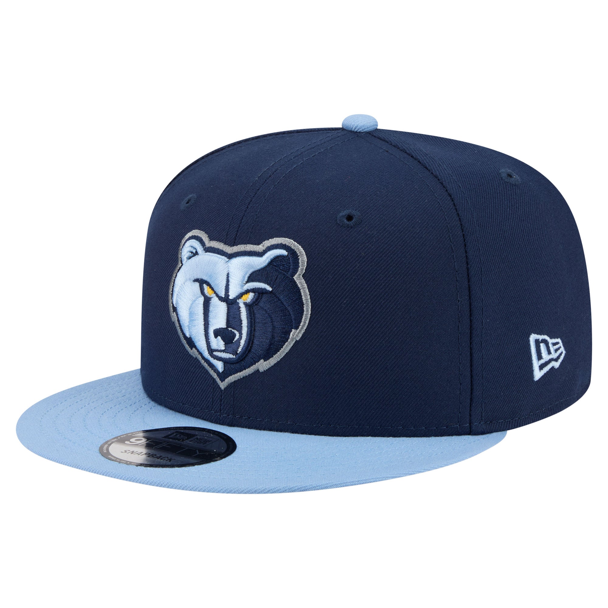 Men's New Era  Navy Memphis Grizzlies Two-Tone 9FIFTY Snapback Hat