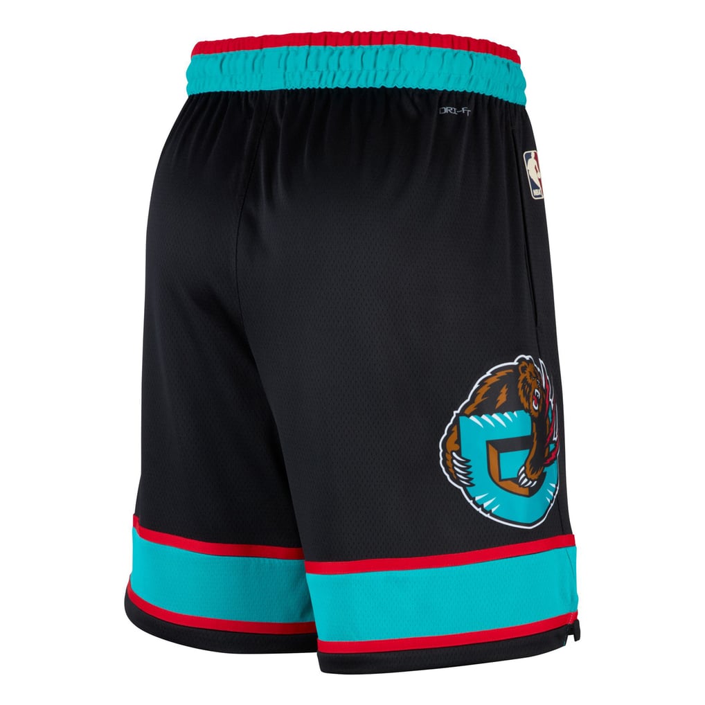 NBA Memphis‎ Grizzlies Nike Hardwood Classics Swingman Performance Shorts NWT M mens-nike-black-memphis-  main image 3