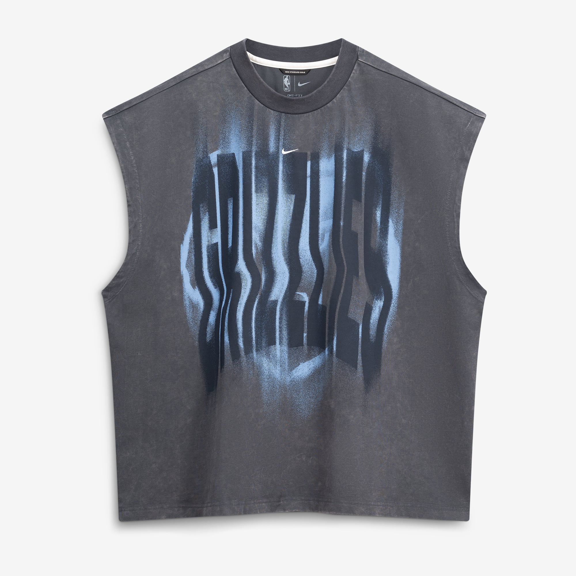 Débardeur d'avant-match Nike Grizzlies Memphis 2026 Standard Issue pour homme, couleur anthracite