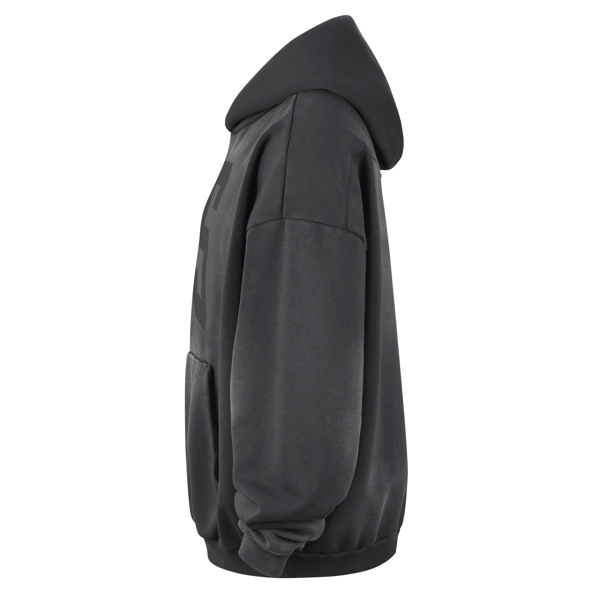 Sweat à capuche Nike Grizzlies Memphis 2026 Standard Issue Travel Washed Fleece pour homme, couleur anthracite.