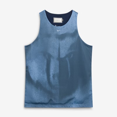 Memphis Grizzlies Nike 2026 Standard Issue Practice Icon Mesh Reversible Jersey - Light Blue/Navy