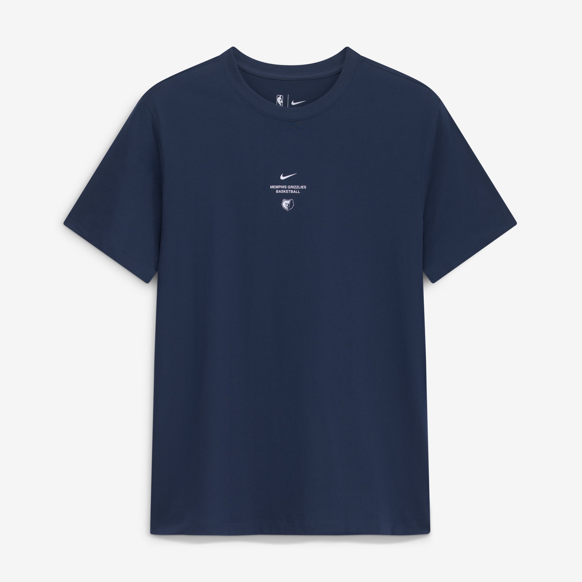 T-shirt d'entraînement Nike Memphis Grizzlies bleu marine pour homme, édition standard 2026