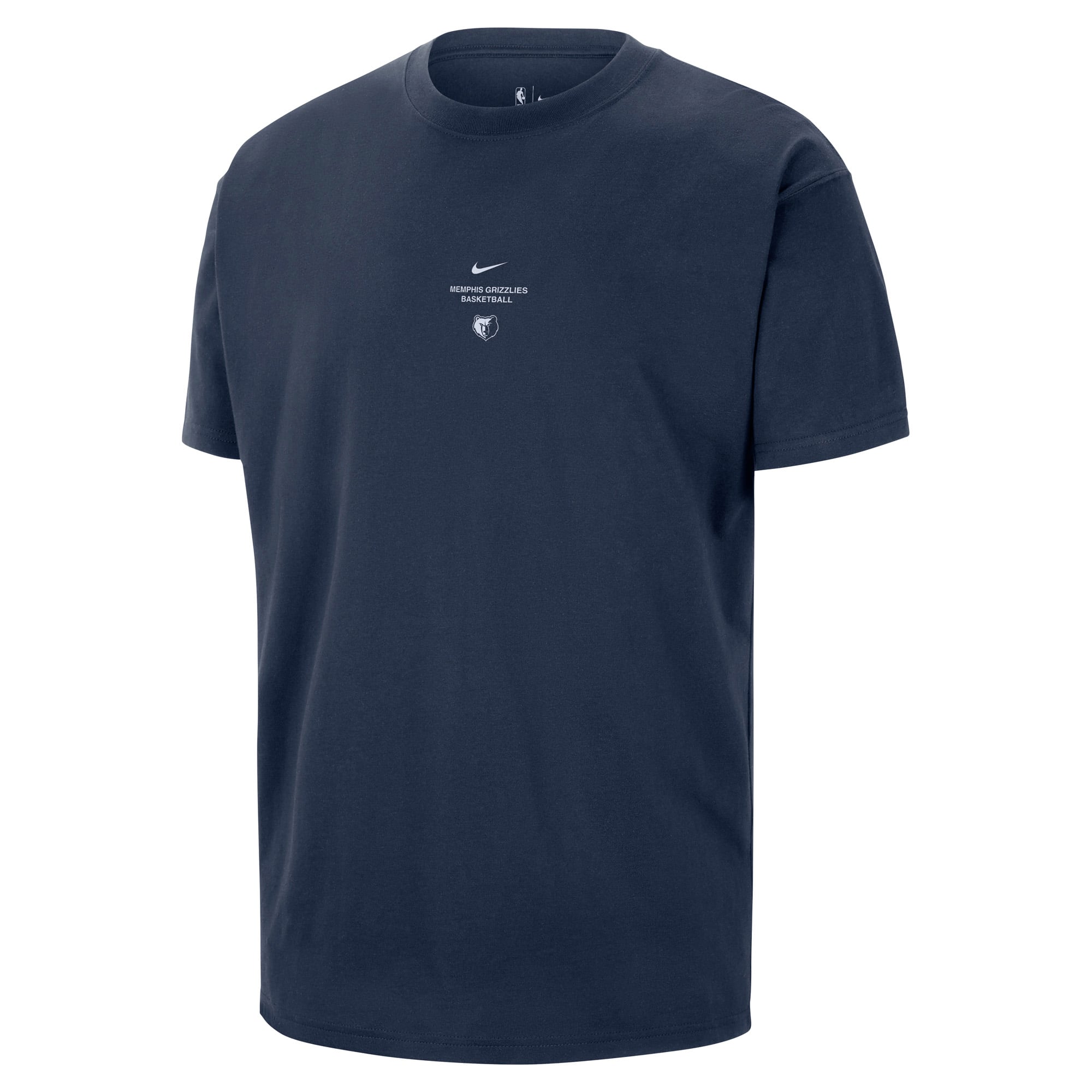 T-shirt d'entraînement Nike Memphis Grizzlies bleu marine pour homme, édition standard 2026