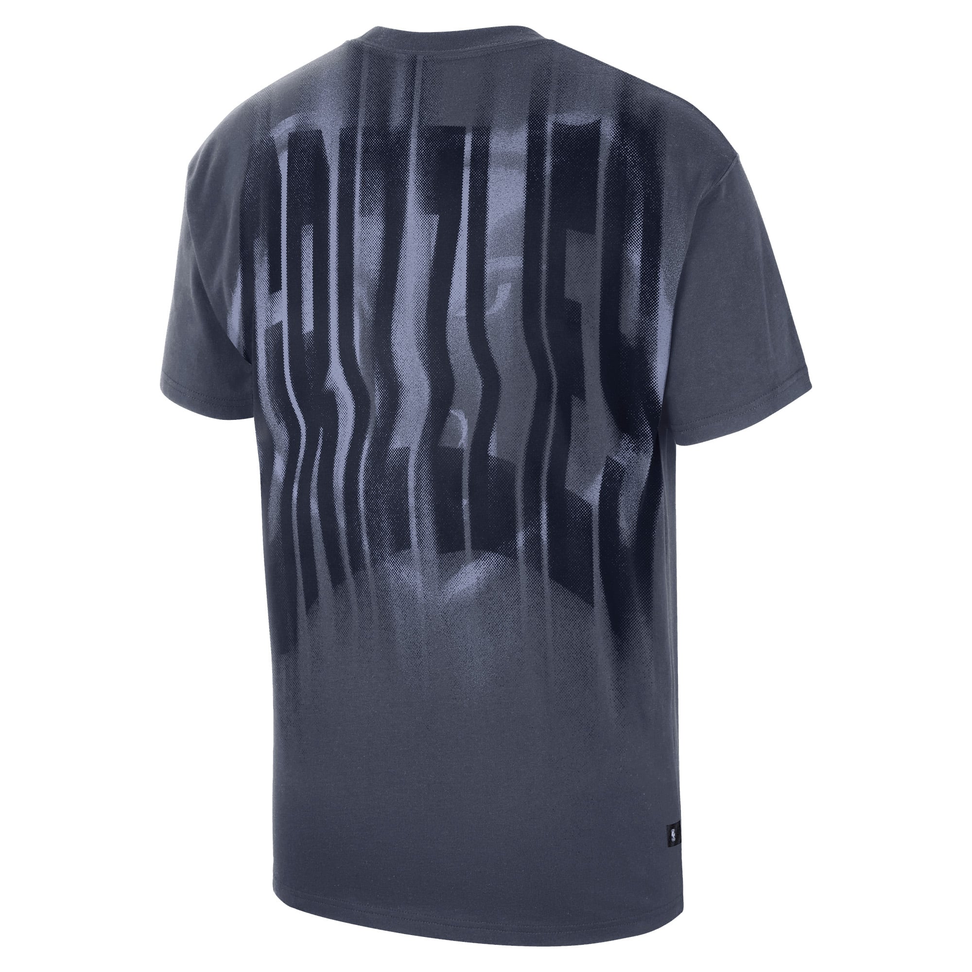 T-shirt Nike Max 90 d'avant-match, bleu marine, Memphis Grizzlies 2026, édition standard, pour homme