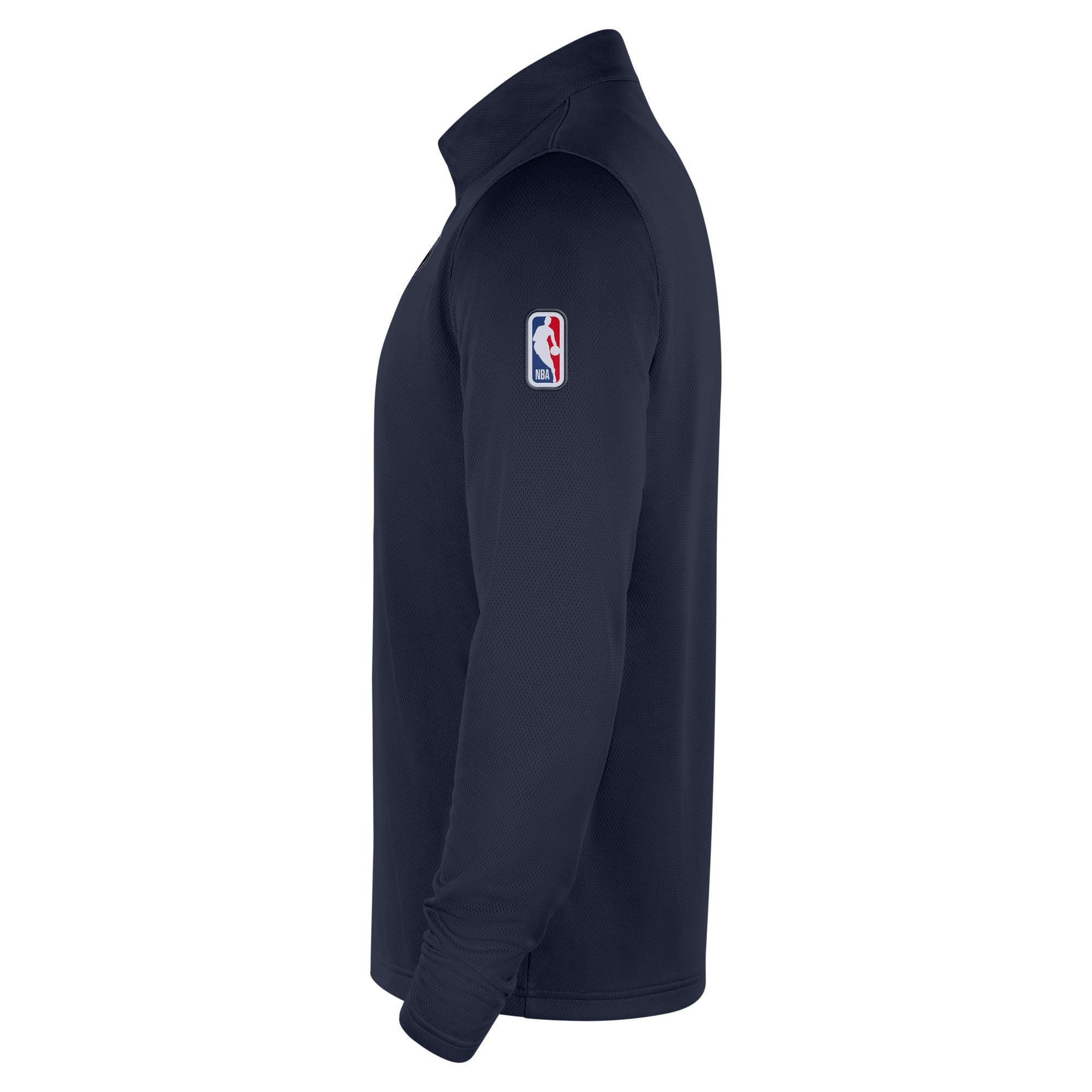 Haut Nike Memphis Grizzlies Authentic Coaches à quart de zip Dri-FIT pour homme, bleu marine