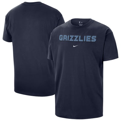  Memphis Grizzlies Nike Men's Twill Logo T-Shirt - Navy