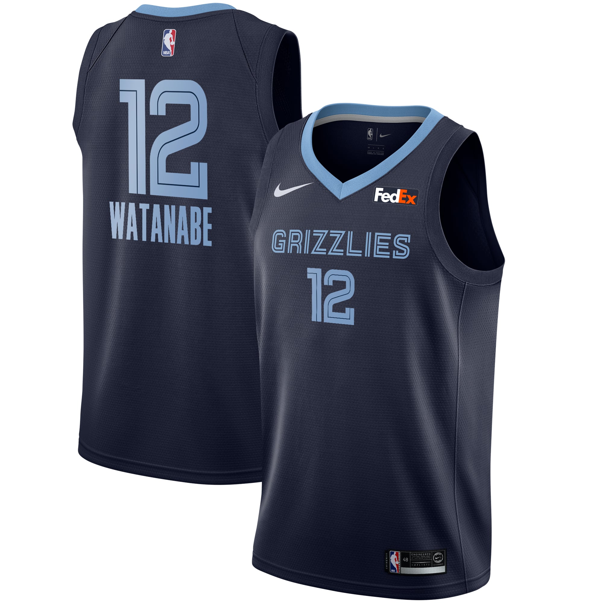 Nike Grizzlies Watanabe 18 ユニフォーム M ナイキ/NIKE メンフィス