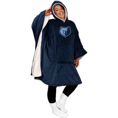Memphis Grizzlies Pegasus Team Color 50" x 70" Bloncho Sherpa Fan Cape
