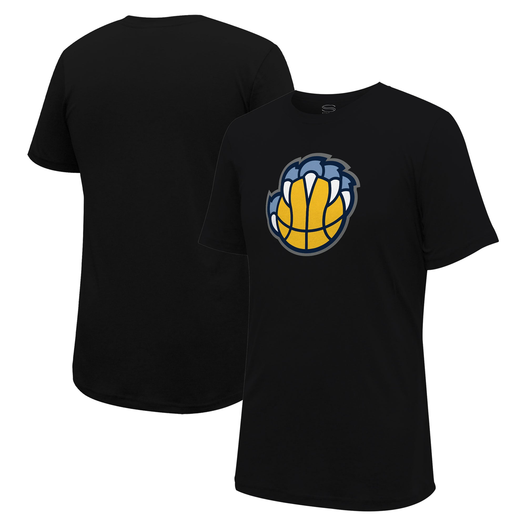 T-shirt unisexe Stadium Essentials noir Memphis Grizzlies avec logo principal