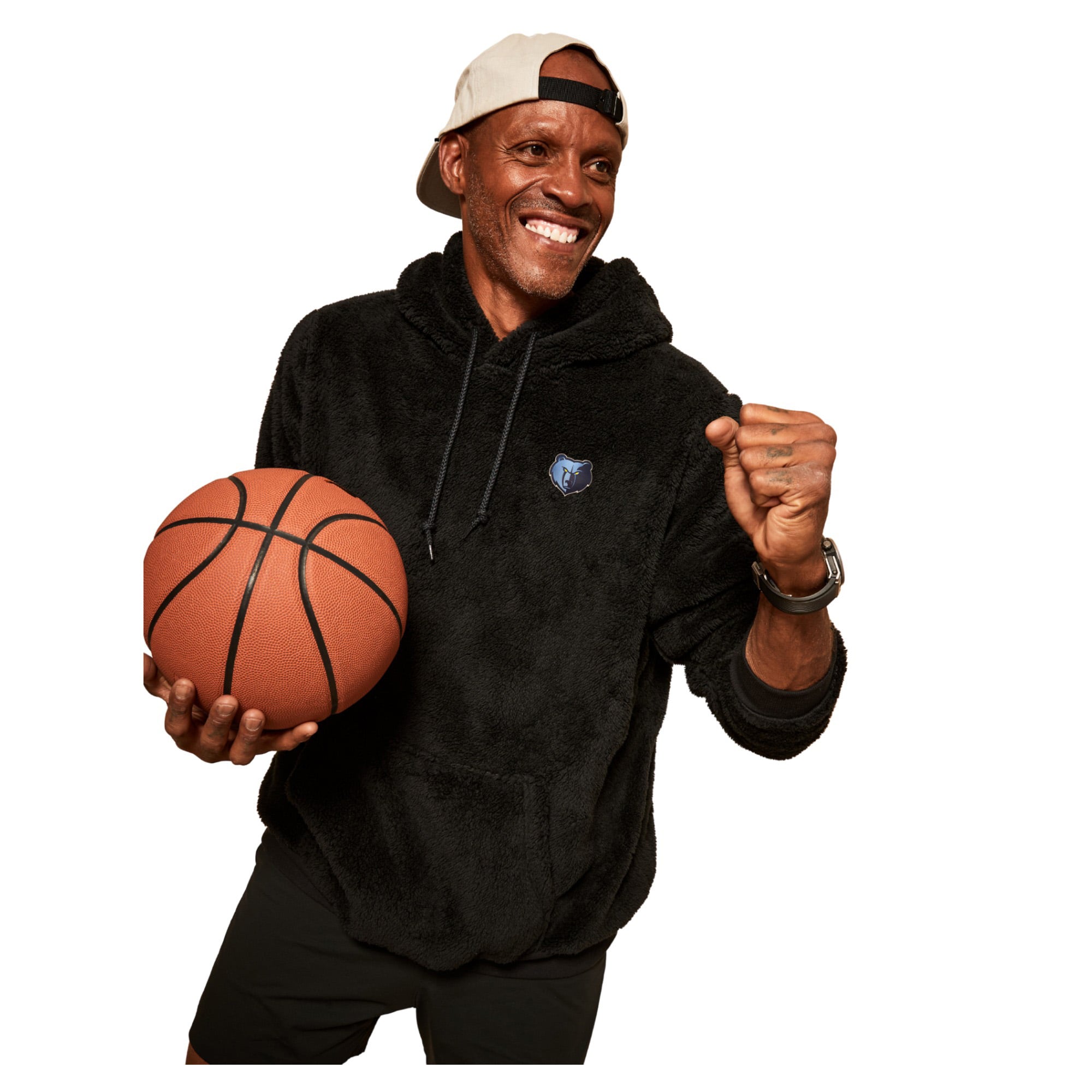 Unisex the Best Hoodie World By Jill Martin Black Memphis Grizzlies Oversized Lounge Pullover