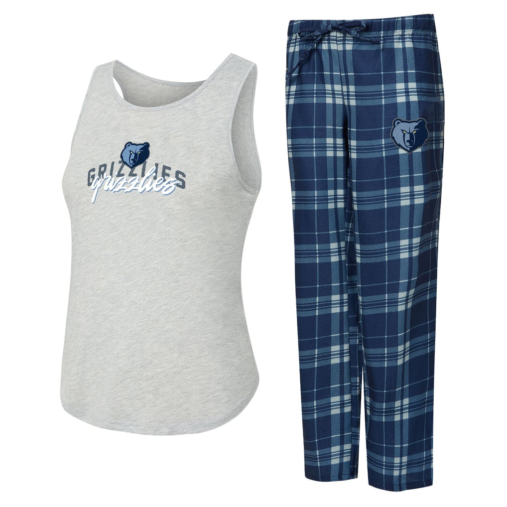 Memphis Grizzlies Concepts Sport Women's Regulate Tank & Pant Set - Navy