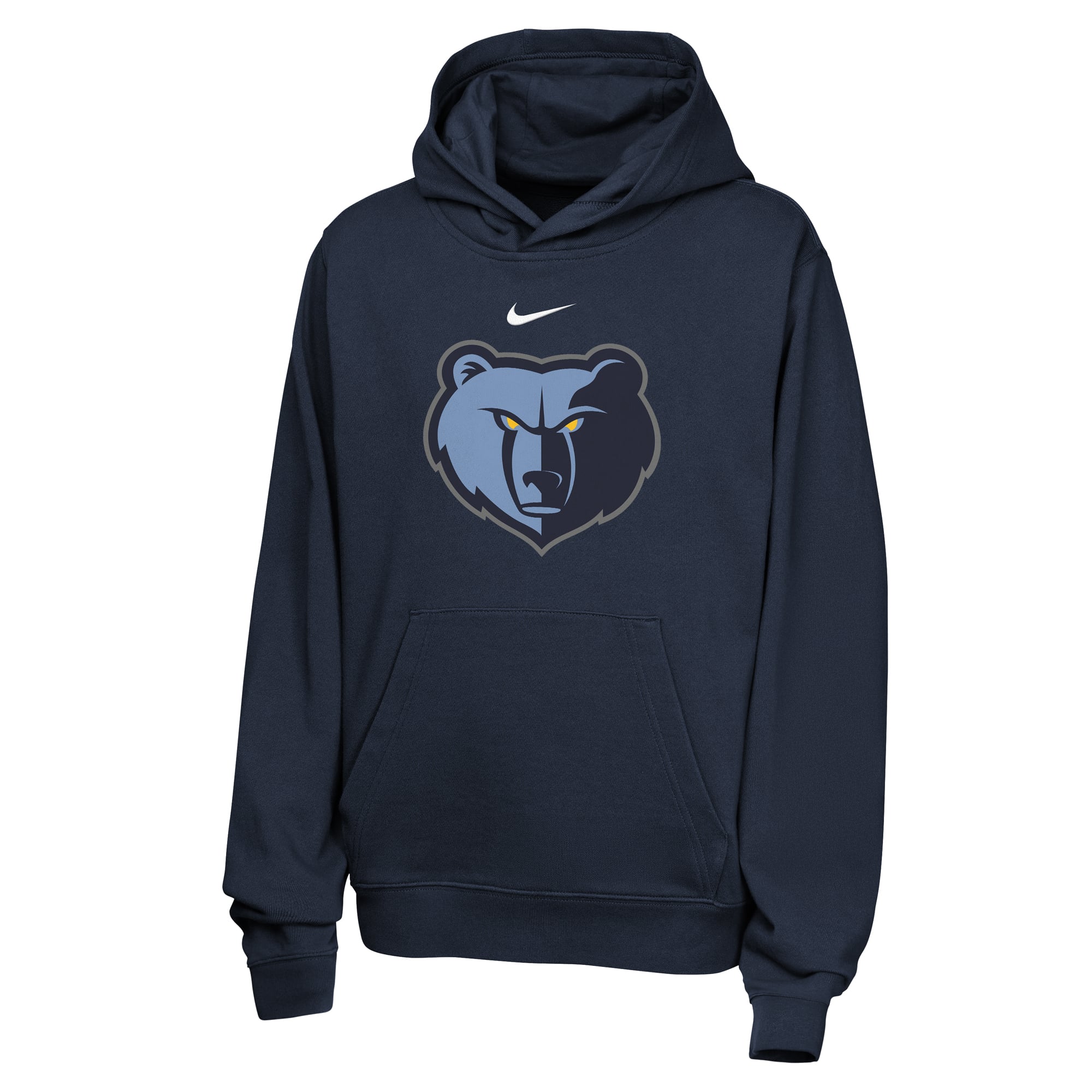 Sweat à capuche Nike Memphis Grizzlies Essential Logo Club pour enfant, bleu marine