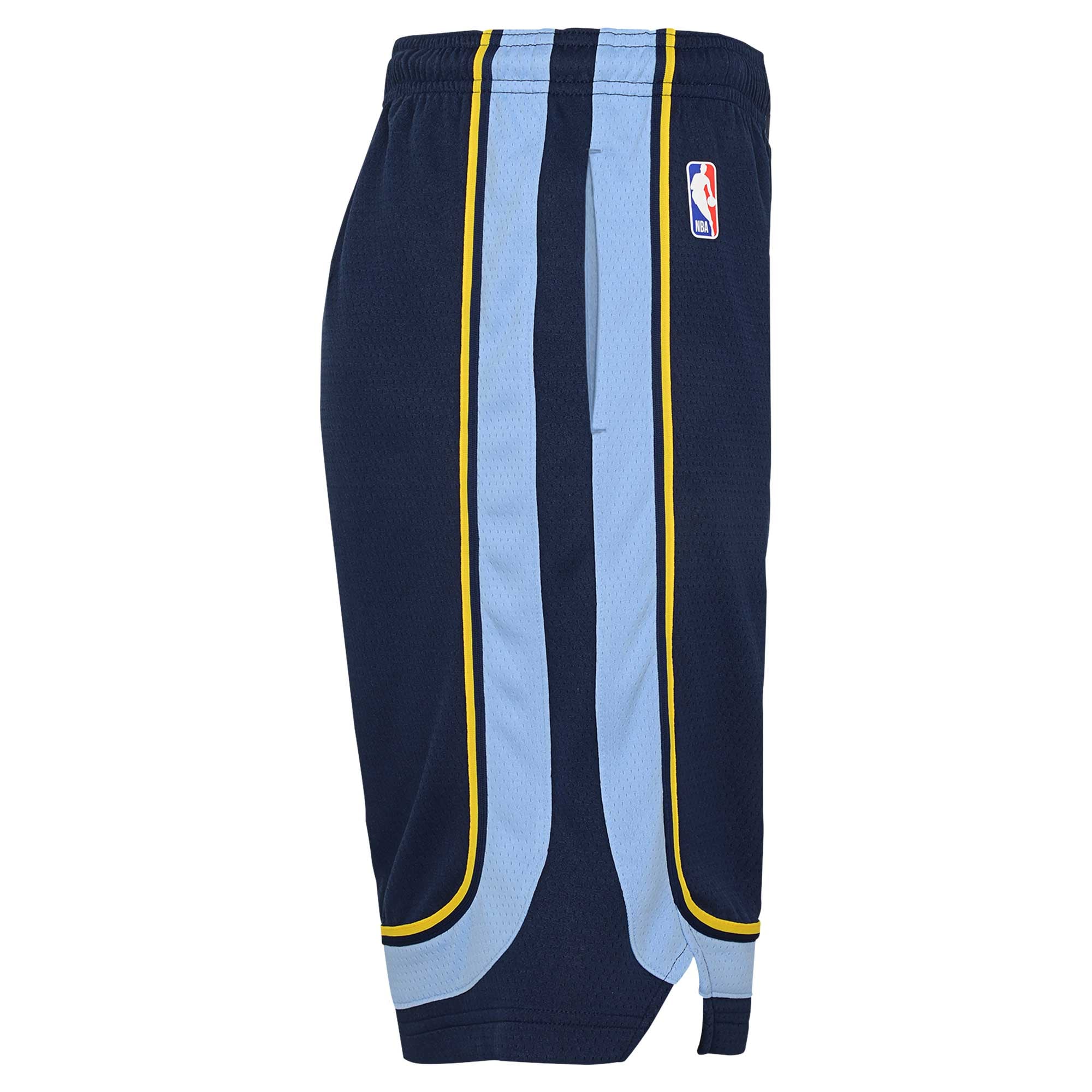Short Nike bleu marine Memphis Grizzlies Swingman Performance pour jeune – Édition Icon