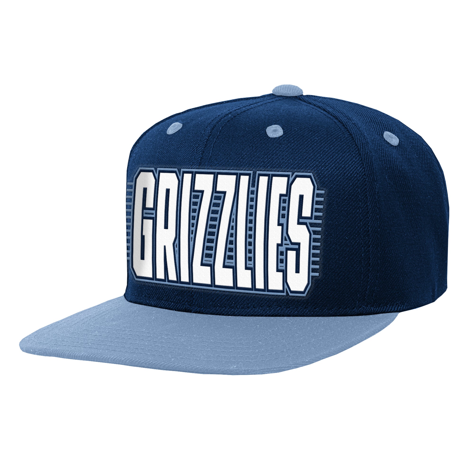 Casquette snapback Outerstuff bleu marine Memphis Grizzlies pour jeunes